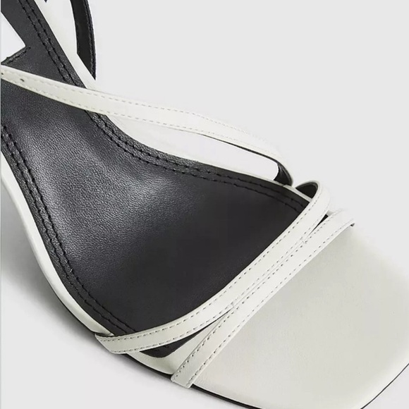 Reiss Bali Heeled Strappy Stiletto Sandals in Off White Size 40, US 9.5 - Picture 4 of 12